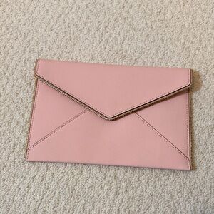 Rebecca Minkoff Blush Pink Envelope Clutch